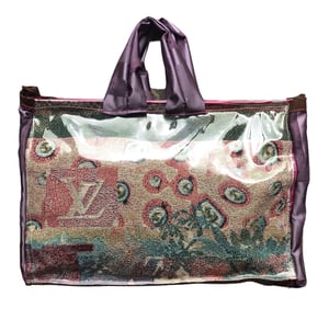 Image of Nwn- LV custom woven water resistant Big Tote Bag with inner compartments