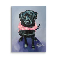 Image 2 of Black Labrador Purple