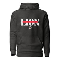 Image 1 of Lion Mentality Adult Hoodie(White Logo)