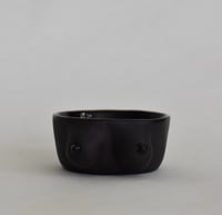 Mini black shallow tumbler 