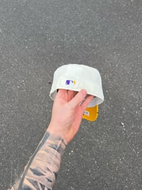 Image 2 of LAKERS GOLD BRIM TRI TONE LOS ANGELES DODGERS CUSTOM FITTED CAP