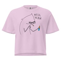 Image 1 of HELL YEAH Women’s heavyweight boxy tee 