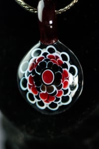 Image 3 of Galaxy and Red Dotstack Pendant 