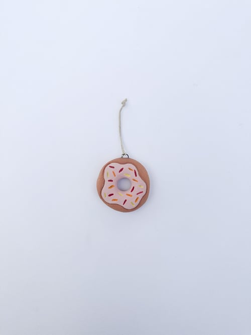 Image of Strawberry Donut Ornament