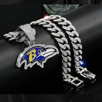 Purple Bird Pendant Necklace 