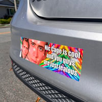 Image 4 of Nic Cage is Cool Bumper Sticker 