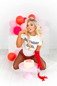BIRTHDAY GIRL signed and personalised 8x10