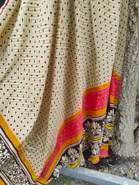 Image 4 of Bianca Frill maxi dress Red Brown