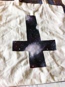 Image of GALAXY Tote Bag with inverted Cross