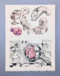 Image 1 of "Brain Fried and Random Illustration" - "8.5x 11"- High Quality Art Print