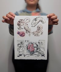 Image 2 of "Brain Fried and Random Illustration" - "8.5x 11"- High Quality Art Print