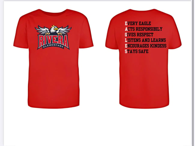 Rivera T Shirts-Eagle with Bow