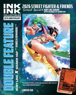 Image of DOUBLE FEATURE: Ruby Ling x ShawnYap **Signed & Remarque** // Street Fighter Exclusive Variants