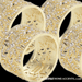Image of Fine Dining Gold Napkin Rings With Crystals