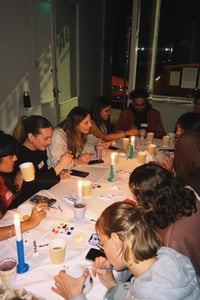 Image 3 of Candle Painting + Cinnamon Buns, 11th of September, 7-9pm, Prague