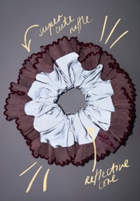 Image 2 of Reflective Twinkle Puff Scrunchie 