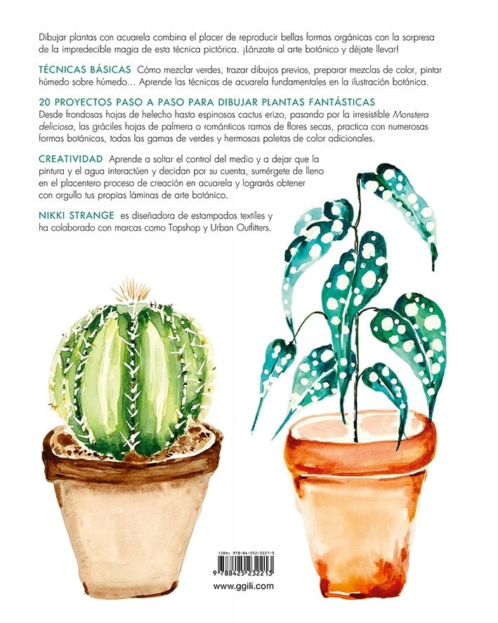 Image of Arte botánico con acuarela 20 proyectos con plantas paso a paso