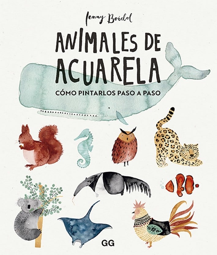 Image of Animales de acuarela Cómo dibujarlos paso a paso