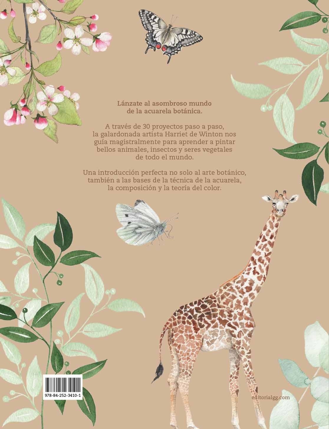 Image of Aves, abejas y flores Guía paso a paso para pintar plantas y animales con acuarela