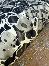 Image 4 of One-of-a-kind hand marbled paper  - 'Gothica'