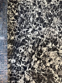 Image 3 of One-of-a-kind hand marbled paper  - 'Gothica'