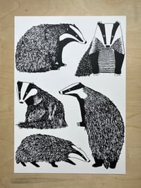 Image 4 of Badger Print 