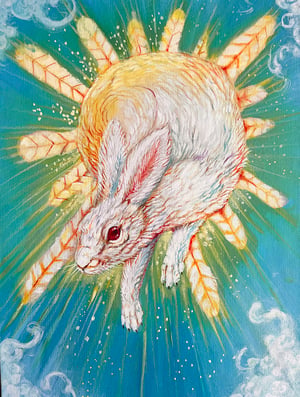 Image of 'Frithrah'  Original watercolour on board