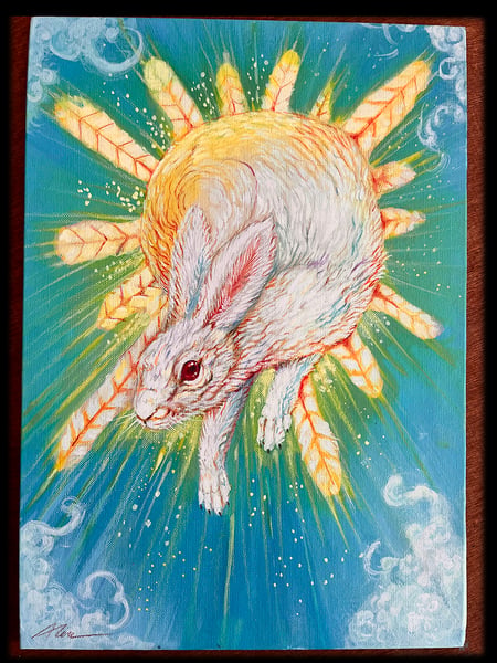 Image of 'Frithrah'  Original watercolour on board