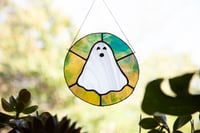 Image 2 of Ghost Suncatcher Stained Glass Class - All Inclusive - 2 x 3hr sessions