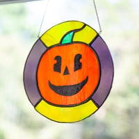 Image 2 of Pumpkin Suncatcher Stained Glass Class - All Inclusive - 2 x 3hr sessions