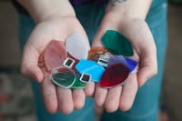 Image 3 of Christmas Lightbulb Ornaments Stained Glass Class - Intro Workshop - 3hr Class 