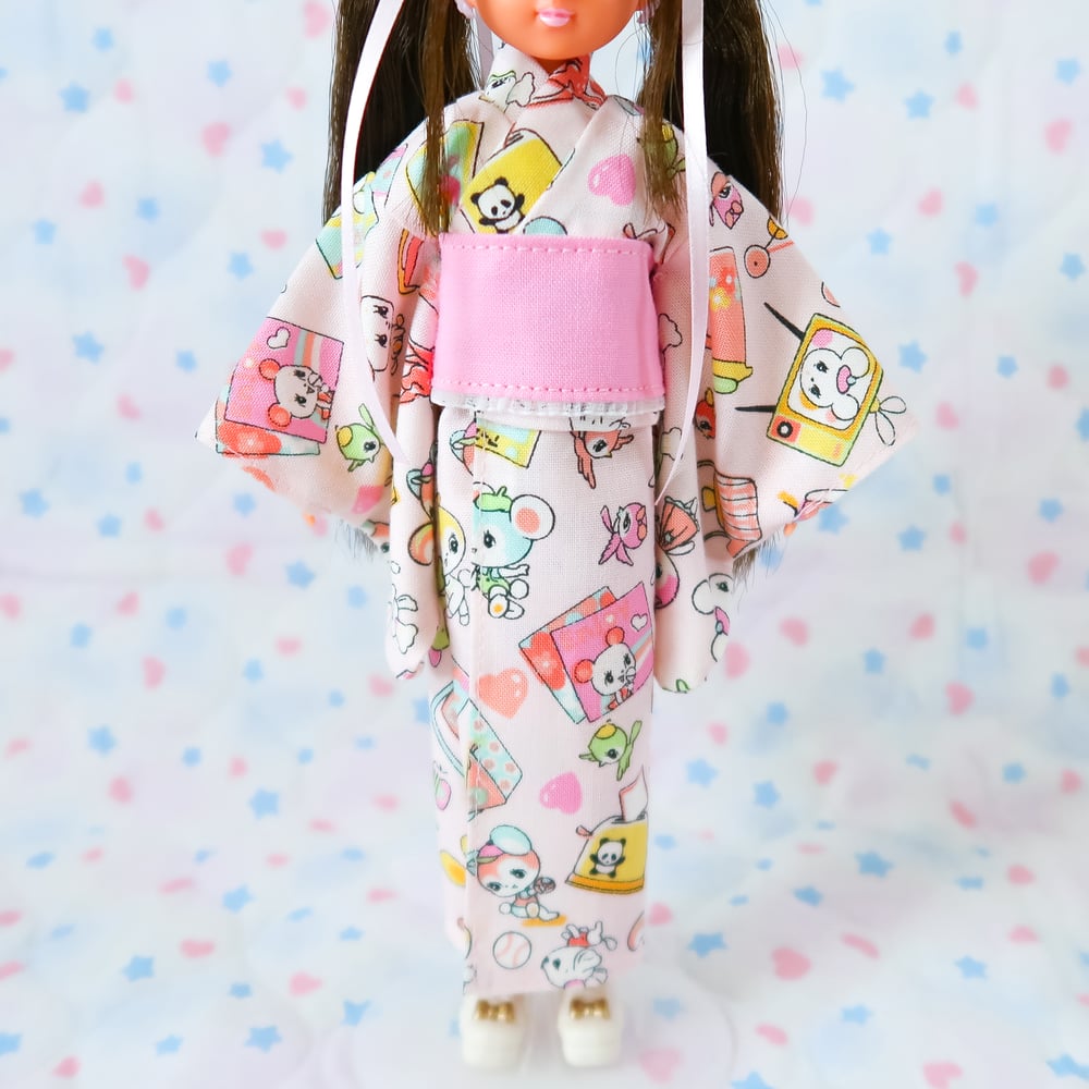 Licca Clothing: Retro Animals Yukata