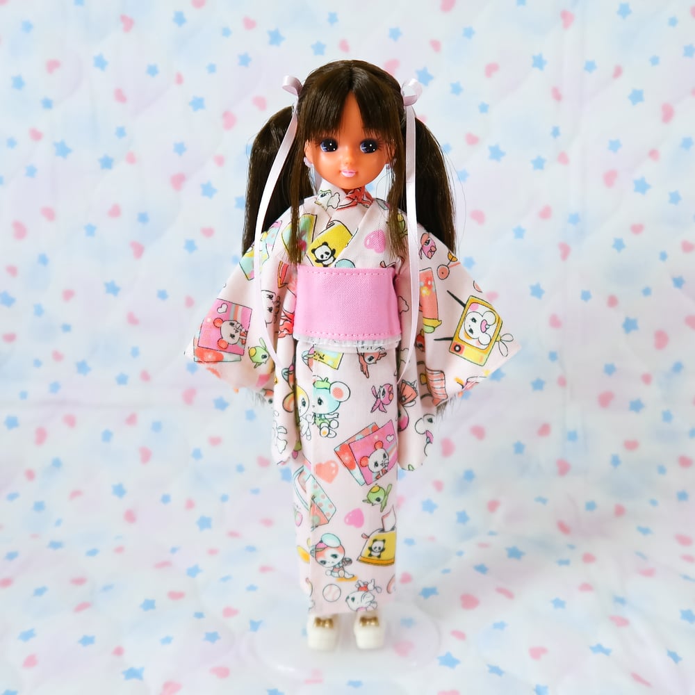 Licca Clothing: Retro Animals Yukata