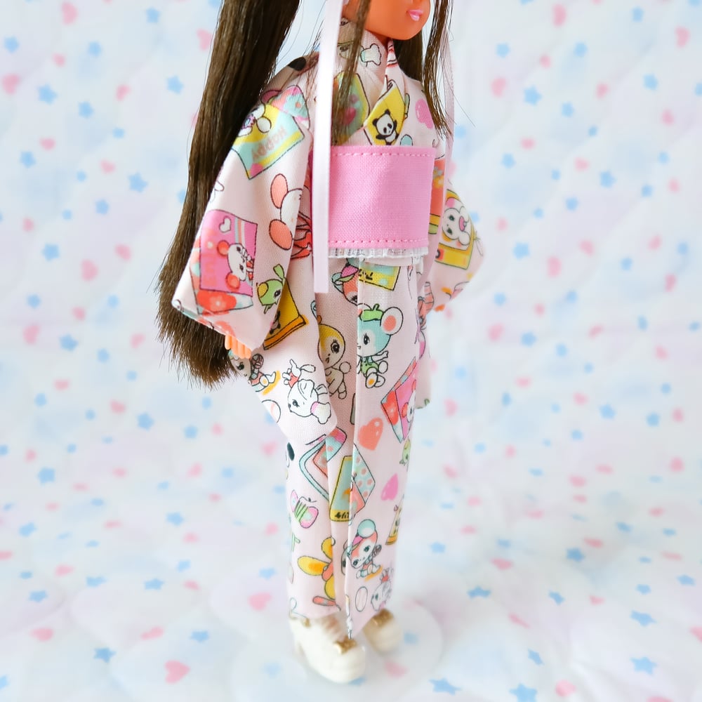 Licca Clothing: Retro Animals Yukata