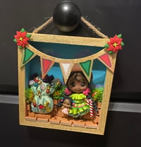 Image 4 of Feliz Navidad shadow box painting