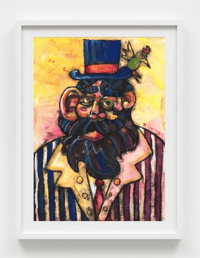 Image 2 of Gentleman with Hat & Bird No. 1
