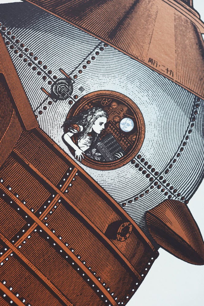 Image of Oak Titmouse (Rob Jones Screen Print)