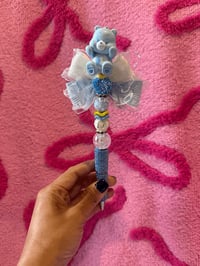Image 1 of Blue Carebear Rhinestone Pen
