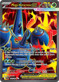 Mega Heracross ex - 108/094 - ME02: Phantasmal Flames - Near Mint