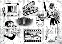 Image 2 of MCR - The Black Parade Sticker pack 
