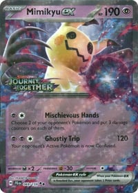 Mimikyu ex (Journey Together Stamped) - Miscellaneous Cards & Products - Near Mint