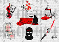 Image 2 of Bad Omens - The Death Of Piece Of Mind Sticker Pack 