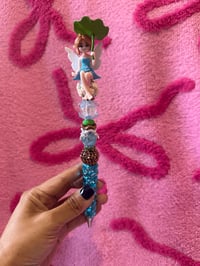 Teal Fairy Rhinestone Pen