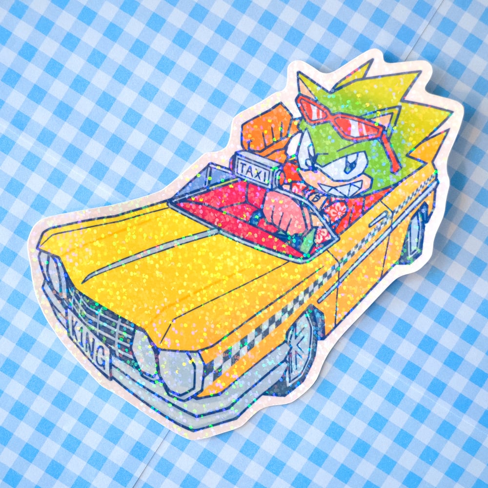 Crazy Taxi Scourge Sticker