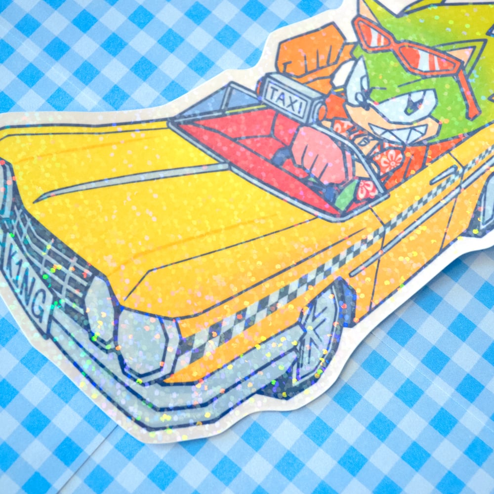 Crazy Taxi Scourge Sticker