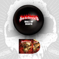 HATEBREED BALL OF DEATH BEACH BALL + SIGNED FATAL PARADOX CD BUNDLE