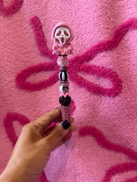 Pink Ghostface Rhinestone Pen
