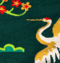Image 4 of Flying Cranes Knee Socks