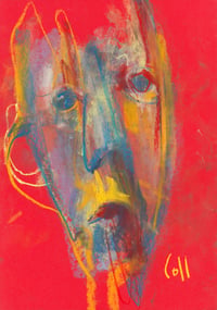Image 2 of Unreact - Sketchbook Drawing in Soft Pastels on Paper 