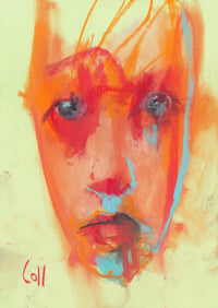 Image 2 of Ellen - Sketchbook Drawing in Soft Pastels on Paper 